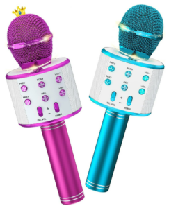BONAOK 2 Pack Kids Karaoke Microphone,Wireless Bluetooth Karaoke Microphone Set